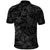 Polynesia Polo Shirt Polynesian Pattern Mix Plumeria Black LT14 - Polynesian Pride