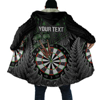 Personalised New Zealand Darts Cloak Dartboard Maori Fern Puhoro Art - Polynesian Pride