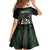 Personalised New Zealand Darts Family Matching Mermaid Dress and Hawaiian Shirt Dartboard Maori Fern Puhoro Art