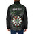 Personalised New Zealand Darts Padded Jacket Dartboard Maori Fern Puhoro Art - Polynesian Pride