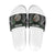 Personalised New Zealand Darts Slide Sandals Dartboard Maori Fern Puhoro Art - Polynesian Pride