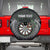 Personalised New Zealand Darts Spare Tire Cover Dartboard Maori Fern Puhoro Art