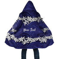 Personalised Cook Islands Pukapuka Cloak Tiare Maori Polynesian Waves Tattoo LT14 Unisex Blue - Polynesian Pride