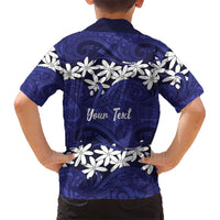 Personalised Cook Islands Pukapuka Family Matching Long Sleeve Bodycon Dress and Hawaiian Shirt Tiare Maori Polynesian Waves Tattoo LT14 - Polynesian Pride
