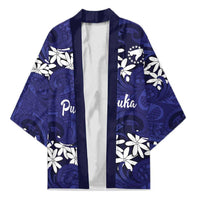 Personalised Cook Islands Pukapuka Kimono Tiare Maori Polynesian Waves Tattoo LT14 Unisex Blue - Polynesian Pride
