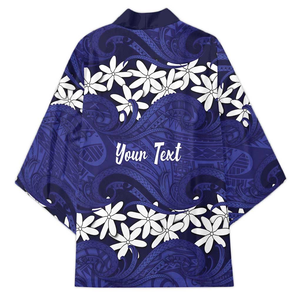 Personalised Cook Islands Pukapuka Kimono Tiare Maori Polynesian Waves Tattoo LT14 - Polynesian Pride