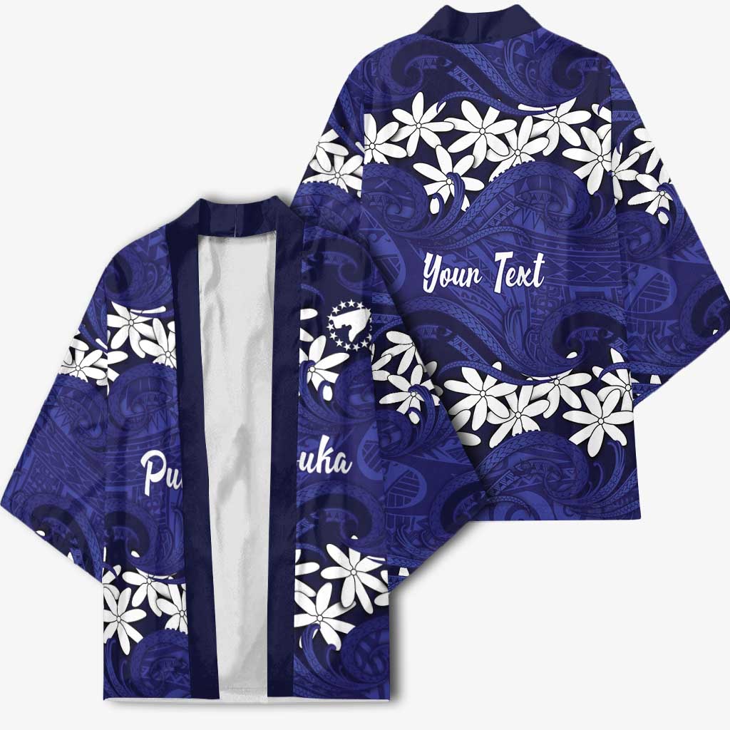 Personalised Cook Islands Pukapuka Kimono Tiare Maori Polynesian Waves Tattoo LT14 - Polynesian Pride