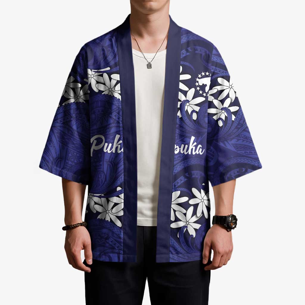 Personalised Cook Islands Pukapuka Kimono Tiare Maori Polynesian Waves Tattoo LT14 - Polynesian Pride