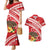 Kingdom Of Tonga Emancipation Day Couples Matching Mermaid Dress and Hawaiian Shirt Tongan Ngatu With Kumete Red