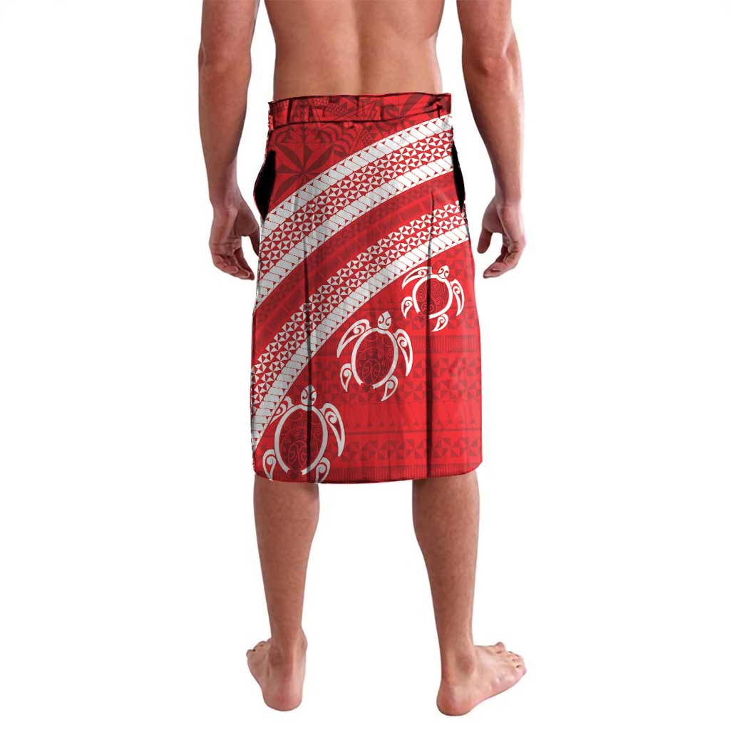 Kingdom Of Tonga Emancipation Day Lavalava Tongan Ngatu With Kumete Red