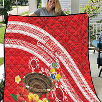 Kingdom Of Tonga Emancipation Day Quilt Tongan Ngatu With Kumete Red