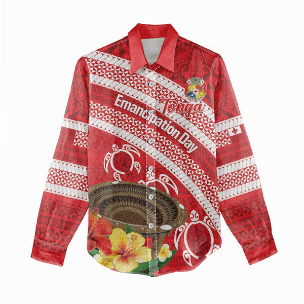 (Custom Personalised) Queen Salote Tonga College Women Casual Shirt Class Of Year Tongan Ngatu Pattern LT14