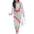Tonga White Sunday Family Matching Off The Shoulder Long Sleeve Dress and Hawaiian Shirt Heilala Flowers Tongan Ngatu Pattern
