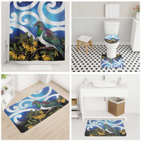 Kekeru New Zealand Matariki Bathroom Set Kukupa Kowhai Maori New Year Blue Version LT14 - Polynesian Pride