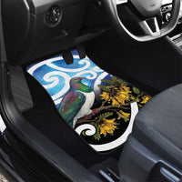 Kekeru New Zealand Matariki Car Mats Kukupa Kowhai Maori New Year Blue Version LT14 - Polynesian Pride