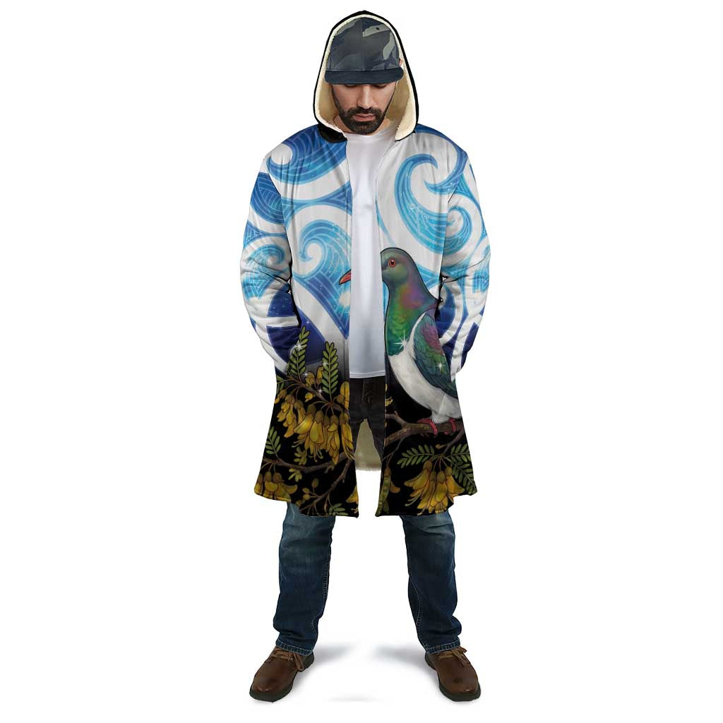 Kekeru New Zealand Matariki Cloak Kukupa Kowhai Maori New Year Blue Version LT14 - Polynesian Pride