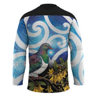 Kekeru New Zealand Matariki Hockey Jersey Kukupa Kowhai Maori New Year Blue Version LT14 - Polynesian Pride