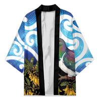 Kekeru New Zealand Matariki Kimono Kukupa Kowhai Maori New Year Blue Version LT14 Unisex Blue - Polynesian Pride
