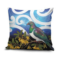 Kekeru New Zealand Matariki Pillow Cover Kukupa Kowhai Maori New Year Blue Version LT14 Blue - Polynesian Pride