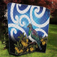 Kekeru New Zealand Matariki Quilt Kukupa Kowhai Maori New Year Blue Version LT14 - Polynesian Pride