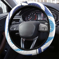 Kekeru New Zealand Matariki Steering Wheel Cover Kukupa Kowhai Maori New Year Blue Version LT14 - Polynesian Pride