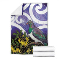 Kekeru New Zealand Matariki Blanket Kukupa Kowhai Maori New Year Purple Version LT14 - Polynesian Pride