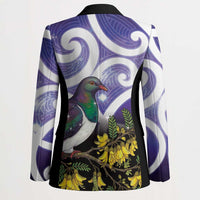 Kekeru New Zealand Matariki Blazer Kukupa Kowhai Maori New Year Purple Version LT14 - Polynesian Pride