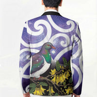 Kekeru New Zealand Matariki Blazer Kukupa Kowhai Maori New Year Purple Version LT14 - Polynesian Pride
