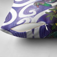 Kekeru New Zealand Matariki Pillow Cover Kukupa Kowhai Maori New Year Purple Version LT14 - Polynesian Pride