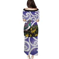 Kekeru New Zealand Matariki Puletasi Kukupa Kowhai Maori New Year Purple Version LT14 - Polynesian Pride