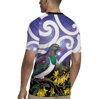 Kekeru New Zealand Matariki Rugby Jersey Kukupa Kowhai Maori New Year Purple Version LT14 - Polynesian Pride