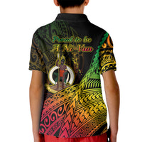 Polynesian Pride Vanuatu Kid Polo Shirt Proud To Be A Ni-Van LT14 - Polynesian Pride