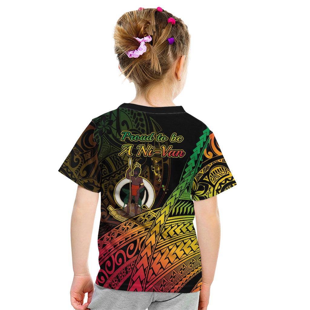Polynesian Pride Vanuatu Kid T Shirt Proud To Be A Ni-Van LT14 - Polynesian Pride