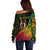 Personalised Vanuatu Off Shoulder Sweater Proud To Be A Ni-Van LT14 - Polynesian Pride