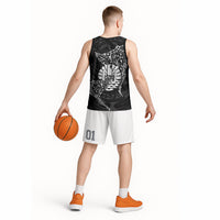 French Polynesia Manta Ray Tattoo Basketball Jersey Tahiti Hahalua Turtle Shark Black Color