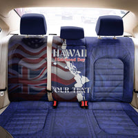 Personalized Hawaii Statehood Day Back Car Seat Cover 66th Anniversary - Polynesian Pride
