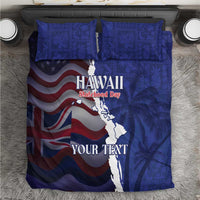 Personalized Hawaii Statehood Day Bedding Set 66th Anniversary - Polynesian Pride