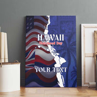 Personalized Hawaii Statehood Day Canvas Wall Art 66th Anniversary - Polynesian Pride