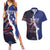 Personalized Hawaii Statehood Day Couples Matching Summer Maxi Dress and Hawaiian Shirt 66th Anniversary - Polynesian Pride