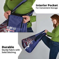 Personalized Hawaii Statehood Day Grocery Bag 66th Anniversary - Polynesian Pride