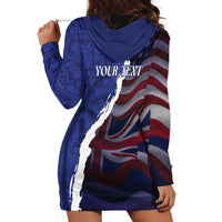 Personalized Hawaii Statehood Day Hoodie Dress 66th Anniversary - Polynesian Pride