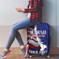 Personalized Hawaii Statehood Day Luggage Cover 66th Anniversary - Polynesian Pride