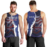 Personalized Hawaii Statehood Day Men Tank Top 66th Anniversary - Polynesian Pride