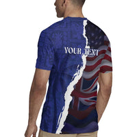 Personalized Hawaii Statehood Day Rugby Jersey 66th Anniversary - Polynesian Pride