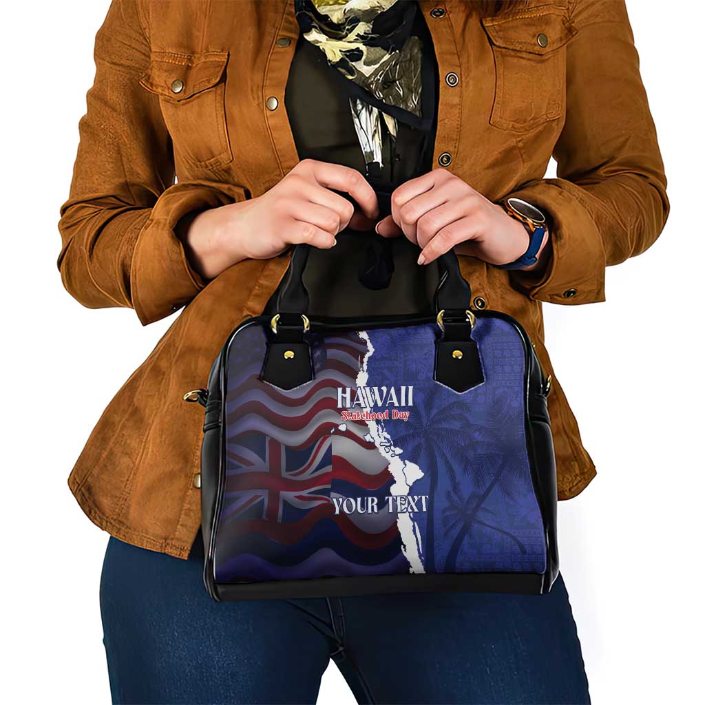 Personalized Hawaii Statehood Day Shoulder Handbag 66th Anniversary - Polynesian Pride