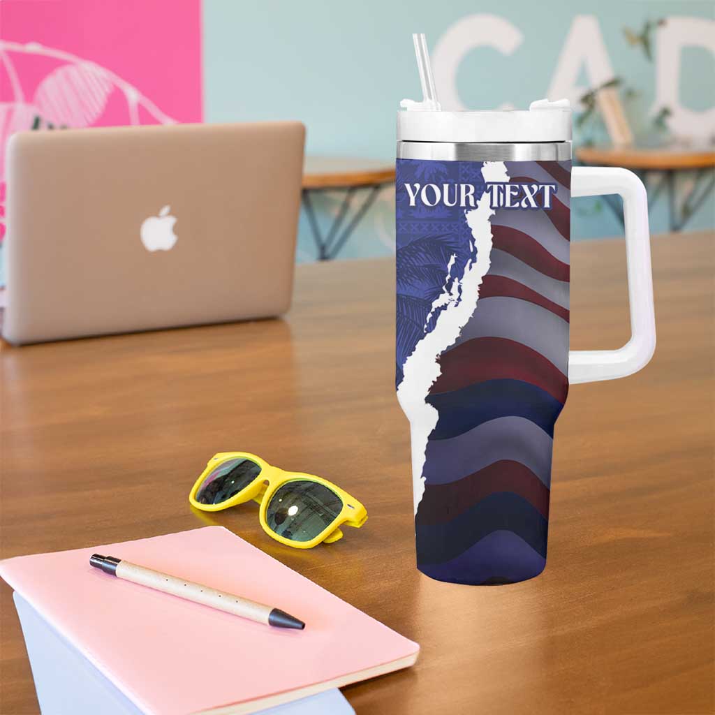 Personalized Hawaii Statehood Day Tumbler With Handle 66th Anniversary - Polynesian Pride