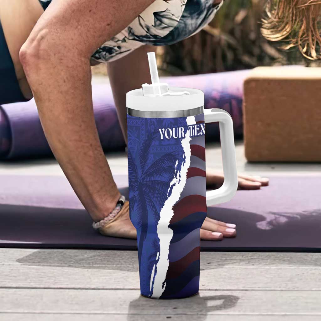 Personalized Hawaii Statehood Day Tumbler With Handle 66th Anniversary - Polynesian Pride