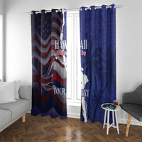 Personalized Hawaii Statehood Day Window Curtain 66th Anniversary - Polynesian Pride