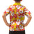Yellow Hawaii Hibiscus Family Matching Off Shoulder Short Dress and Hawaiian Shirt Tropical Flowers Seamless Pattern - Polynesian Pride