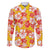 Yellow Hawaii Hibiscus Family Matching Off Shoulder Short Dress and Hawaiian Shirt Tropical Flowers Seamless Pattern - Polynesian Pride